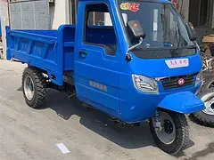 农用柴油三轮车工程自卸爬山虎后翻斗五征同款白银