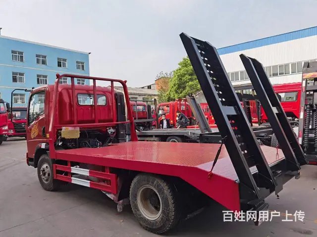 可分期 蓝牌重汽豪曼拖板车 拖60 75挖掘机平板 - 图片 6