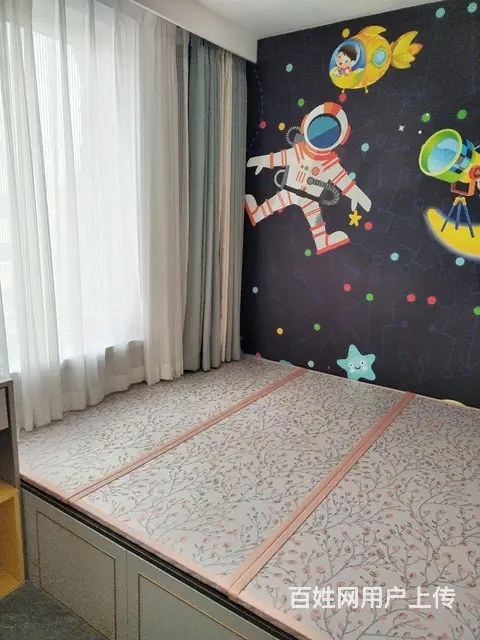 中心医院附近5楼70平3室厅，精装地热，床，冰箱，洗衣机，热 - 图片 3