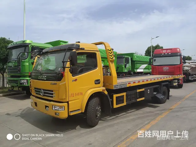 东风多利卡D8D9蓝牌一拖二清障车售后一条龙 - 图片 9