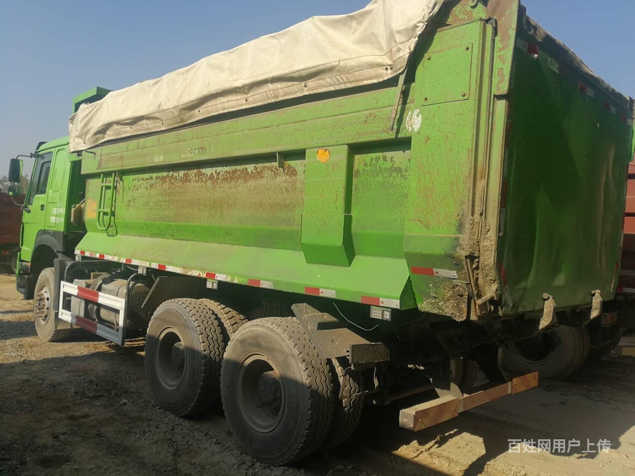 出售19年国五豪沃环保绿后八轮自卸车,货箱5.6米