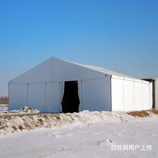 户外仓储棚 铝合金材质 抗雨雪能力强 - 图片 3