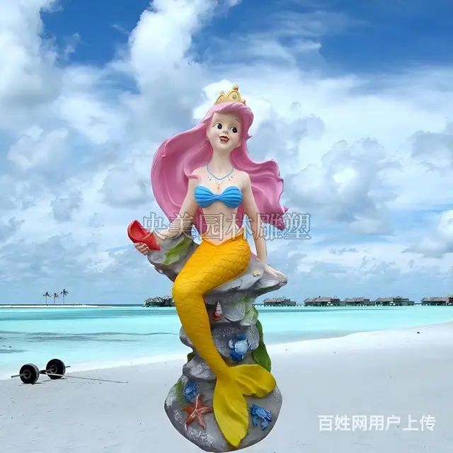 美人鱼巨大雕塑，美人鱼雕塑 - 图片 2