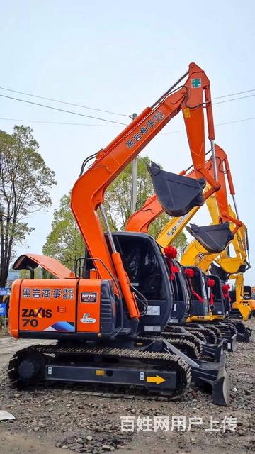 转让二手挖掘机日立70手续齐全质保两年全国免费包邮的图片