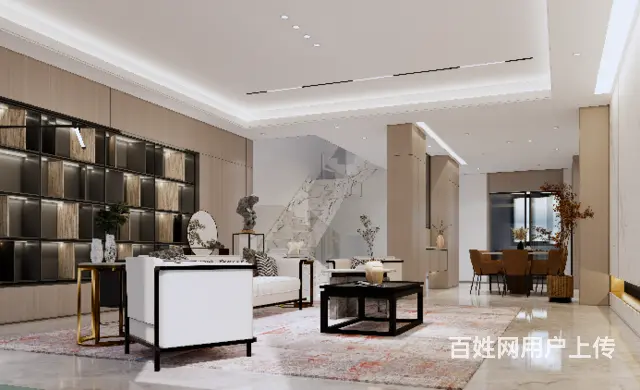 新中式风格560平米常州尚枫澜湾 - 图片 2