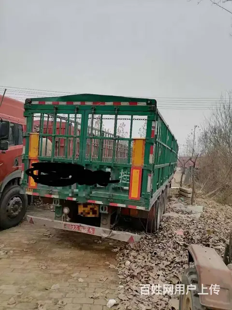 处理对开门13米二手花蓝半挂车 自重轻 整车高强版 - 图片 1