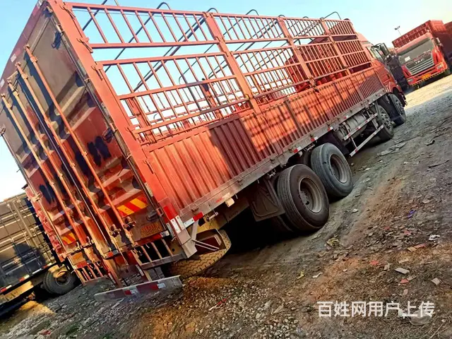 19年解放前四后八高栏载货车420马力国五低价出售 - 图片 4