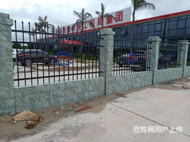 锌钢围墙护栏 焊接式围墙栏杆 小区绿化铁艺护栏 - 图片 5