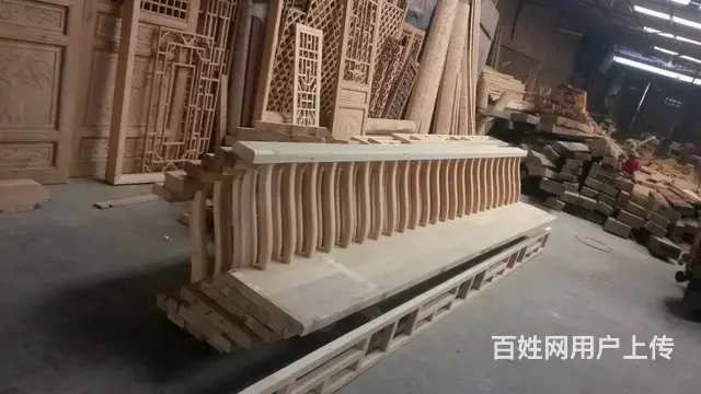 陕西西安实木美人靠中式吴王靠厂家 - 图片 8