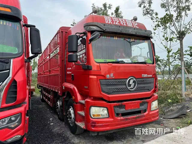 出售18年二手陕汽德龙前四后四9.6高栏国5 - 图片 2