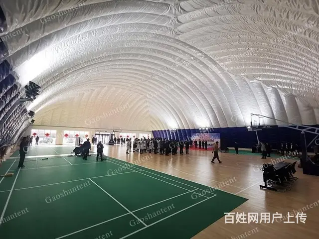 气膜羽毛球馆 无眩光照明 智能环保 施工设计一站式 - 图片 2