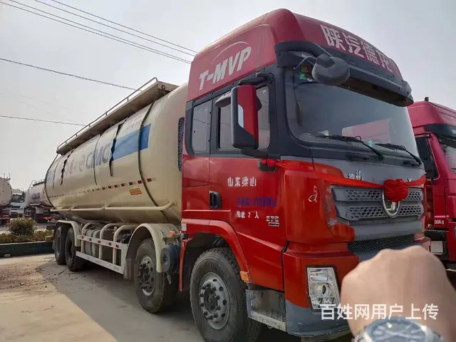 二手德龙散装水泥罐车 前四后八 国五 375马力 - 图片 2
