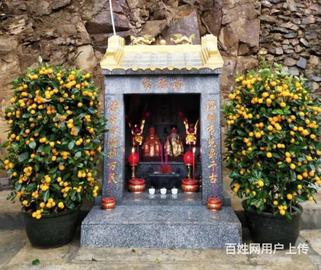 土地庙#民间古建筑#小型石雕 - 图片 3