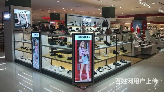 淄博商业展柜厂家、烤漆鞋柜定制、品牌男女鞋货架制作 - 图片 3