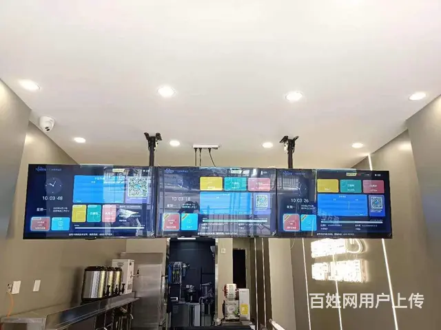 张店区美食街营业中奶茶店整体出 - 图片 6