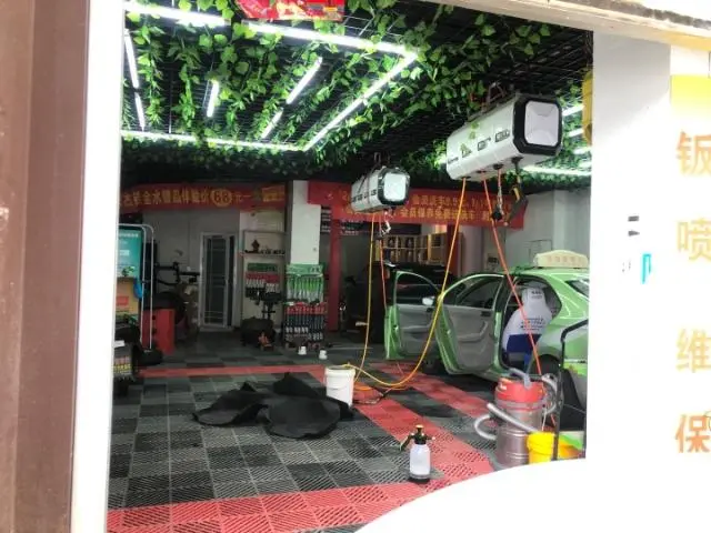 滨湖新区万达成熟商圈揽湖苑沿街营业中汽车美容维修店转让 - 图片 8