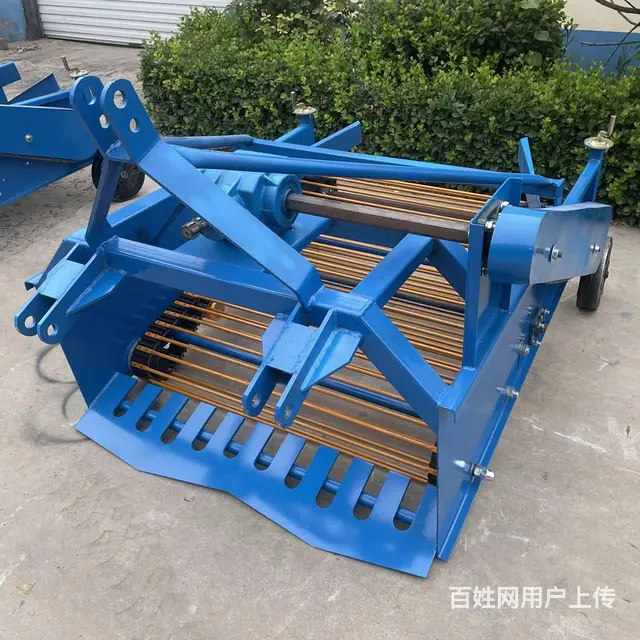 农用四轮拖拉机后悬挂皮带式马铃薯、红薯收获机LYY - 图片 1