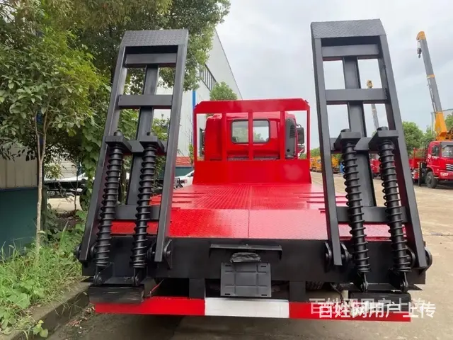 玉柴165马力东风单单桥挖机板车 平板车 厂家直销 - 图片 5
