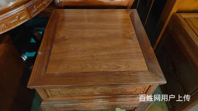 出售一套花梨沙发、餐桌、电视柜、床 - 图片 4