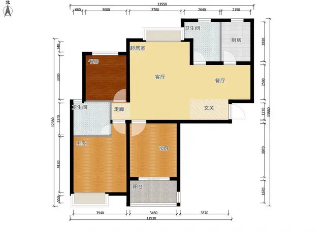 滨江明珠城 中间楼层 毛坯大三房 满五唯一 随时看 - 图片 8
