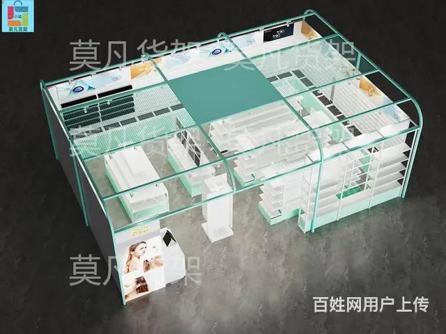 湖州个性化文具店精品货架整店设计-莫凡货架生产厂家 - 图片 1