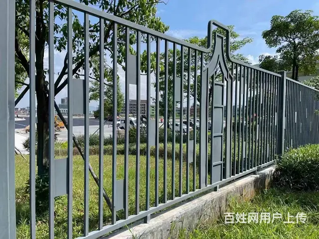 梅州锌钢铁艺围墙护栏学校幼儿园防攀爬安全围栏小区栏 - 图片 2