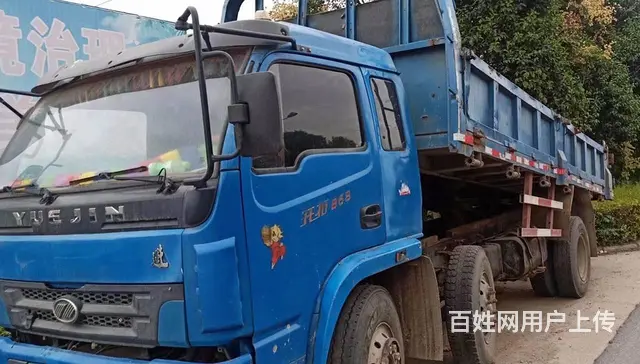 跃进平板货车，后翻自卸，前四后四，小黄牌 - 图片 2