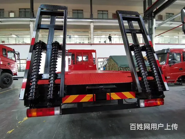 板长6米5 解放单桥平板车 拉15吨挖机工程拖板车 - 图片 5
