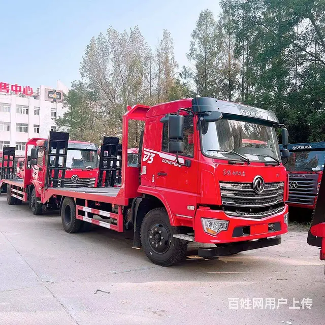 东风拉150挖机的平板车 厂家价格质量有保障 - 图片 3