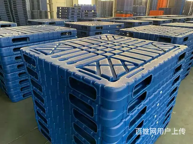 吹塑托盘九角塑料托盘川字栈板叉车地拍子垫仓板防潮板 - 图片 9