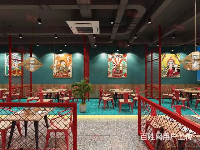 合肥烧烤店装修，实用又美观的用餐环境设计 - 图片 1