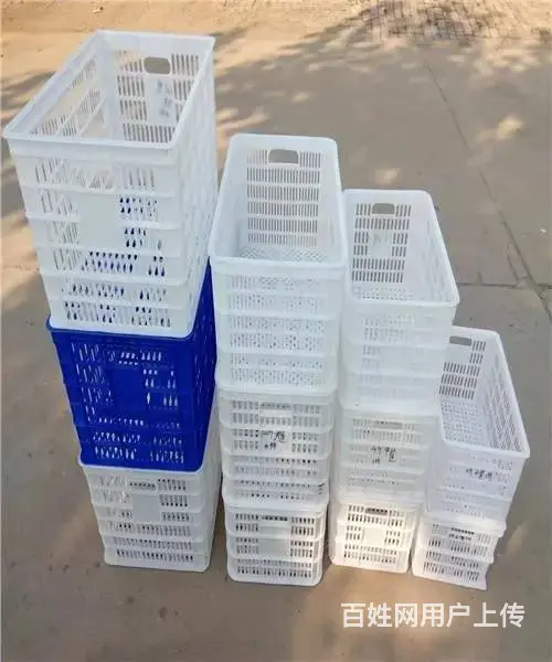 二手塑料箱二手保温箱冷冻盒鸡蛋塑料筐斜插周转箱颠倒 - 图片 8