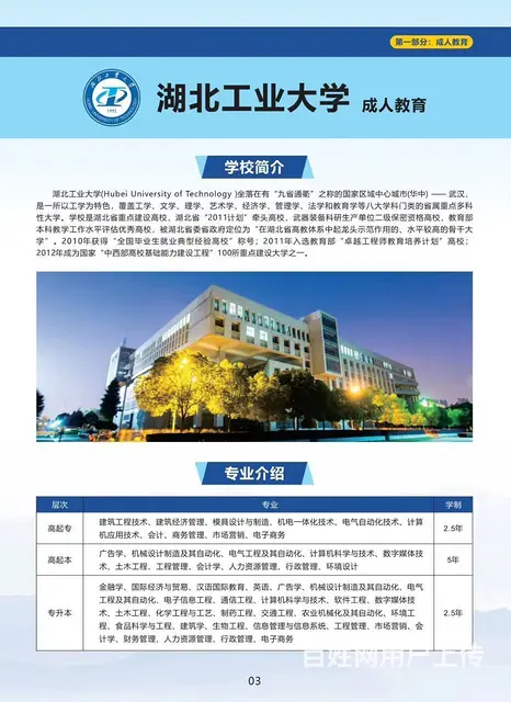 2023年湖北工业大学招生简章，成人专科，本科学历 - 图片 1