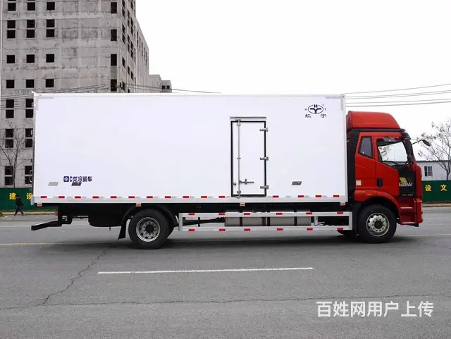 国六解放6.8米冷藏车 新鲜蔬菜城市配送冷藏车 - 图片 7