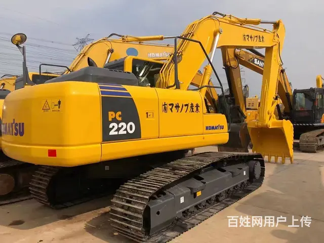 出售二手挖掘机小松220手续齐全质保两年包邮可分期 - 图片 1