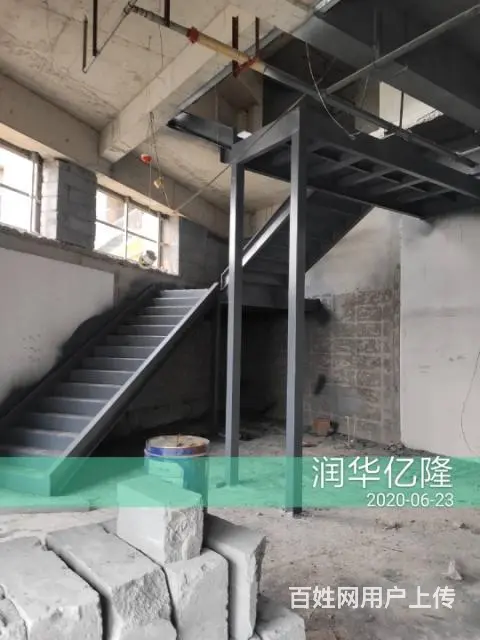 钢结构隔层搭建工装阁楼暗楼钢构楼梯制作安装 - 图片 2