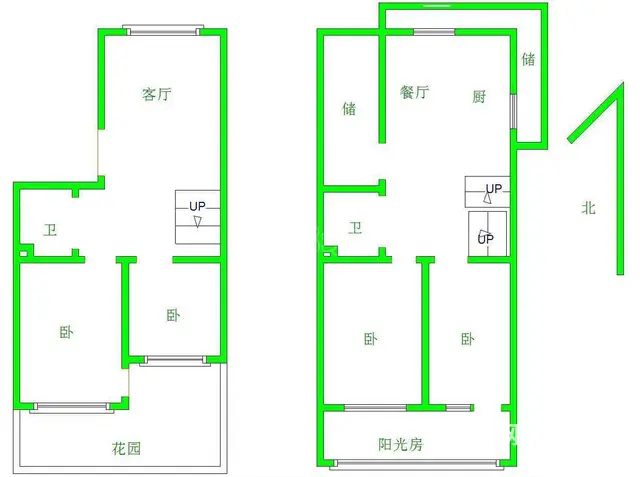 南山秀水一楼地跃带花园  房主急售 - 图片 12