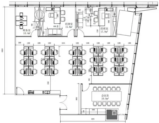 珠江东路 冼村地铁口100-3000方 可定制装修 拎包办公 - 图片 6