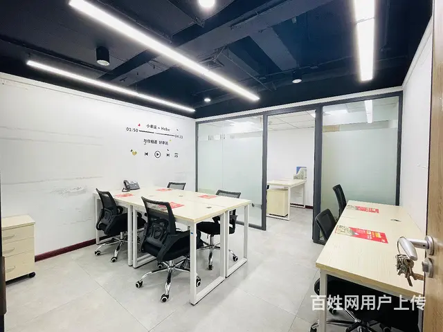 年底限时免租！雨花区共享办公！靠窗户型，99平水电物业全包 - 图片 4