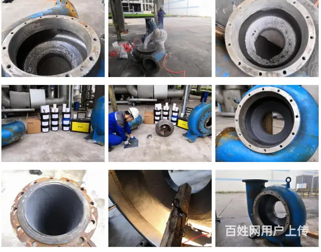 脱硫泵泵壳冲刷磨损可以试试这样修复 - 图片