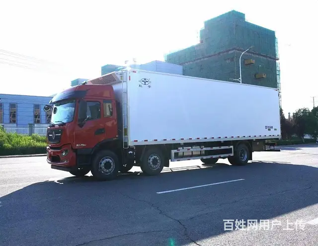 虹宇厂家直销东风天锦小三轴9.6米冷藏车 现车低价 - 图片 1