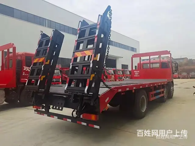 东风小三轴法士特8档平板车 平板拖车 功能多 - 图片 2