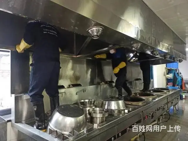 昆山市经济开发区酒店单位食堂抽油烟机清洗净化器清洗 - 图片 1