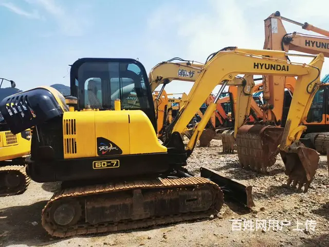 急转二手挖掘机现代60-7手续齐全质保一年全国包送 - 图片 1