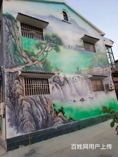 陕西商洛振兴乡村绘画 灞桥喷绘墙体广告全国运作 - 图片 1