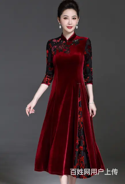 复古服装婚纱试衣穿展#可新人 - 图片 1