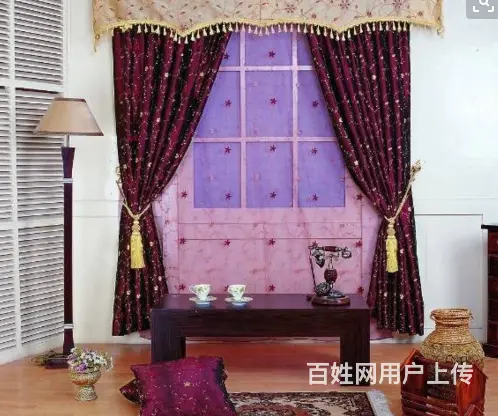 绍兴 精品纺织品 华贵布艺窗帘 地毯 百叶窗帘 - 图片 1