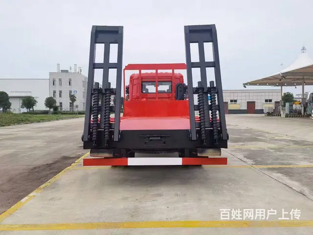 东风D17单桥 6轮拖150挖机平板拖车 销售电话 - 图片 6