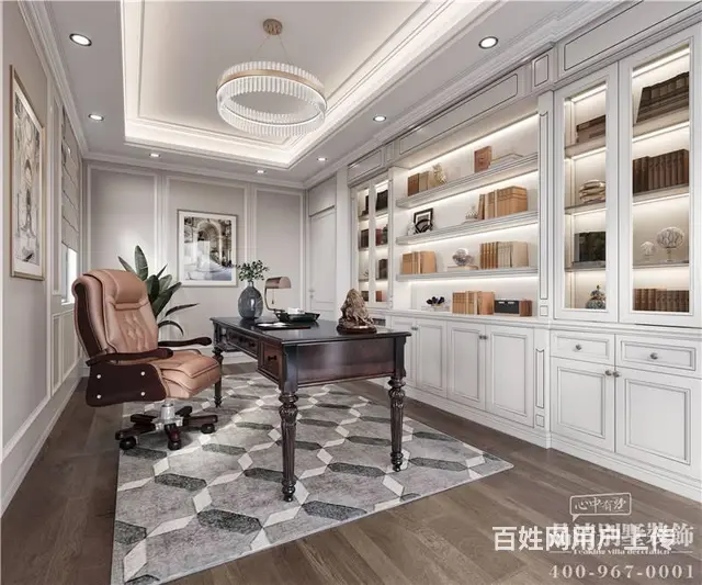 法式风格940平米常州翡丽蓝湾别墅装修案例 - 图片 3
