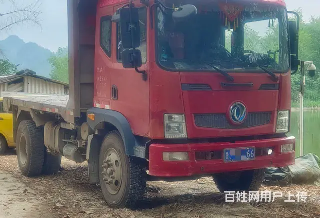 17年东风蓝牌自卸车，拉木神器 - 图片 4